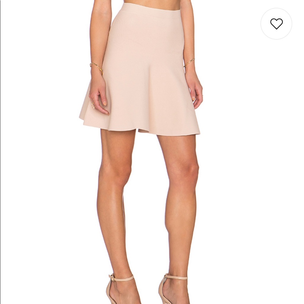 BCBG MAXAZRIA baby pink bandage skirt